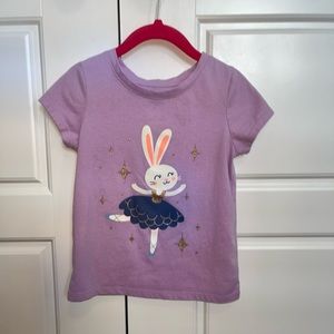 Cat & Jack Purple Ballerina Shirt